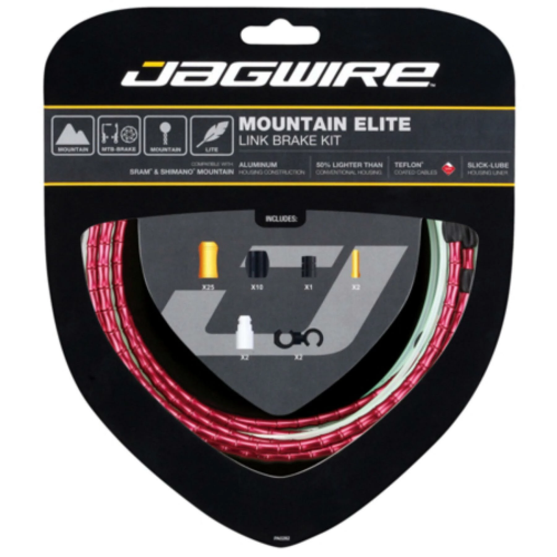 Kit Câble De Frein Jagwire Mountain Elite 3 Kit Câble De Frein Jagwire Mountain Elite