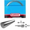 Câble De Frein 1x19 Fils Stainless Slick Ø1,5mm Tête En V Ø5,5x10 Elvedes -Elvedes Soldes elvedes 6412rvs slick