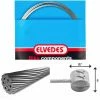 Câble De Frein 1x19 Fils Galvanisé Ø1,5mm Tête En T Ø7x6mm Elvedes -Elvedes Soldes elvedes 6427 3m