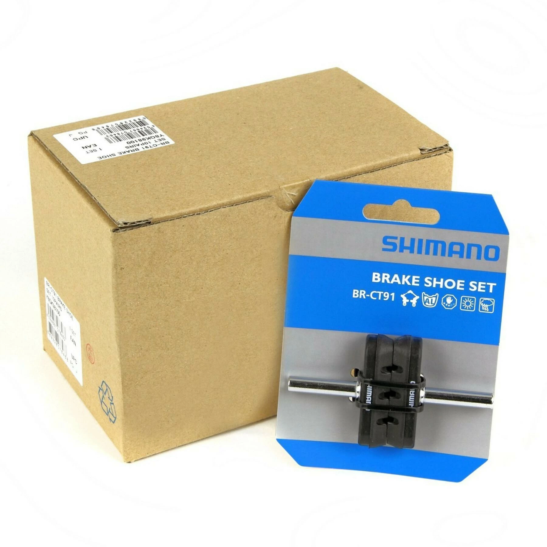 Jeu De Patins De Frein Shimano BR-CT10 3 Jeu De Patins De Frein Shimano BR-CT10